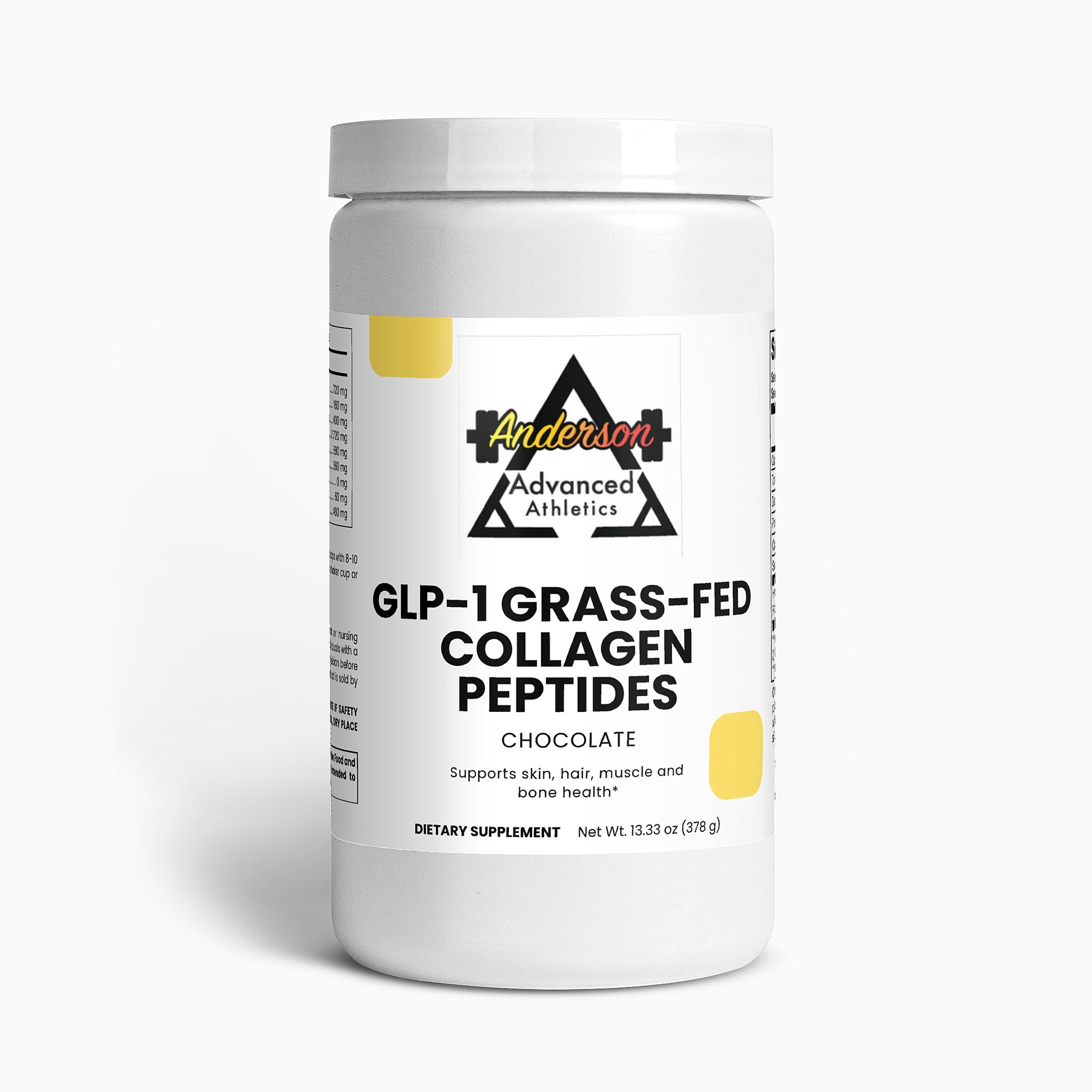 GLP-1 Grass Fed Collagen Peptides Powder (Chocolate)